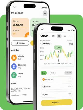 Donara AI trading platform with live market data